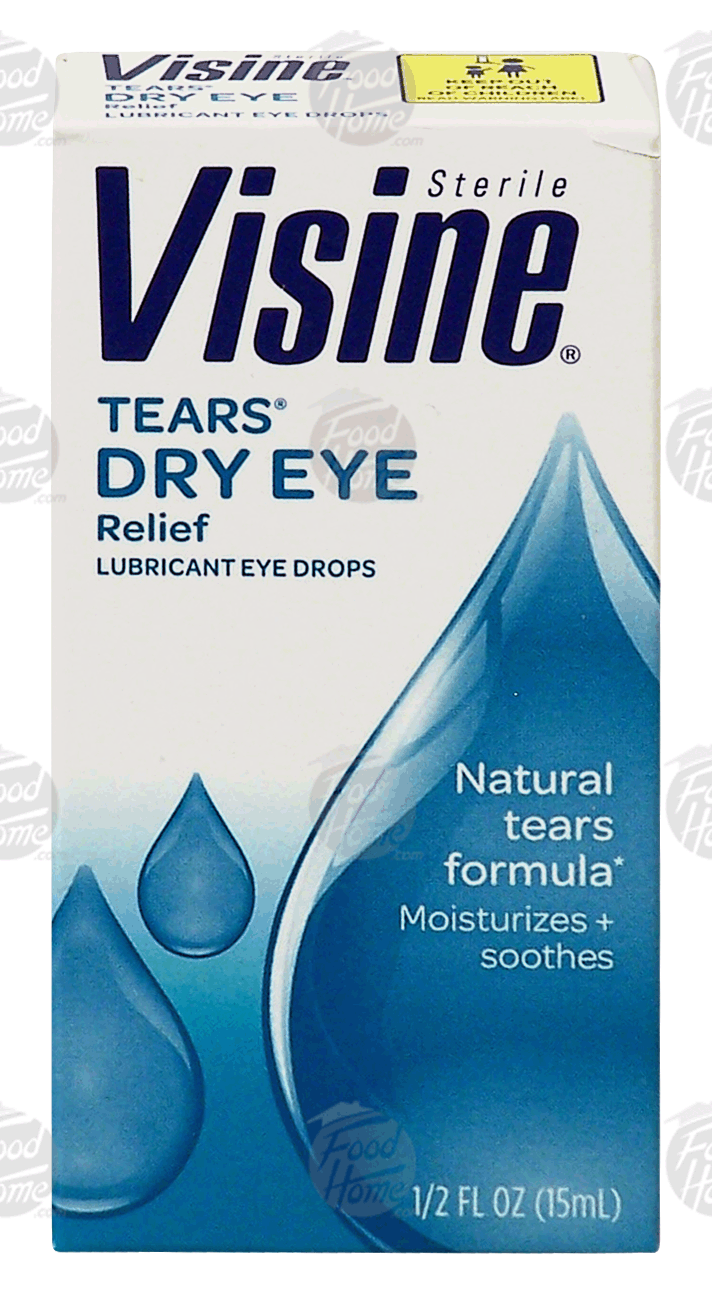 Visine Tears dry eye relief, natural tears formula Full-Size Picture